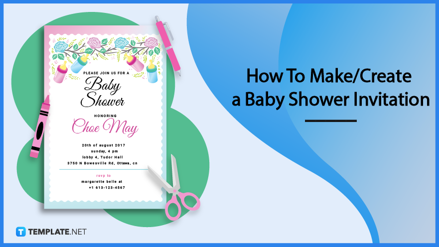 how to make_create a baby shower invitation