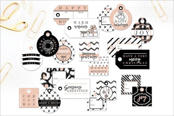 printable holiday gift tags template download