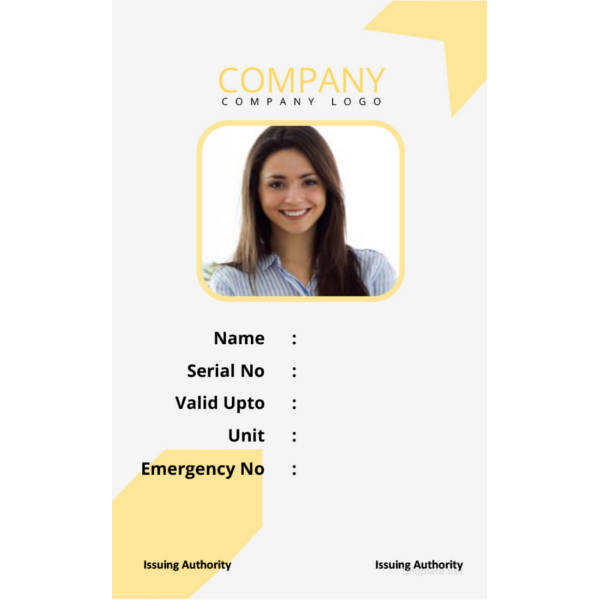 it company id card format