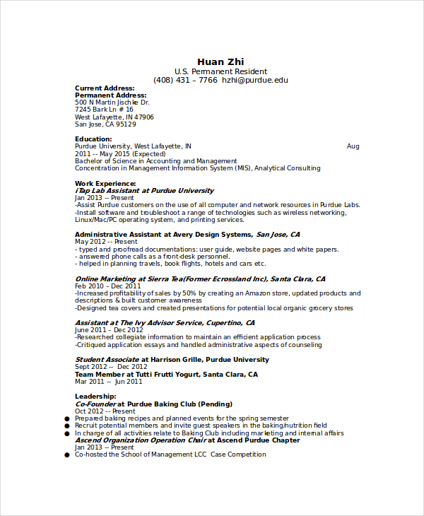 management proofreader resume