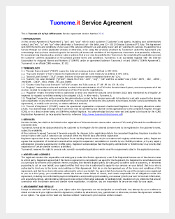 Tuonome IT Service Agreements
