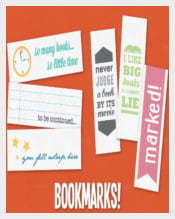 Collection of Bookmark Design Templates