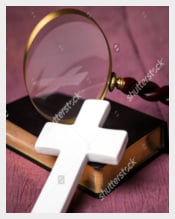 Professional Cross Christian Bookmark