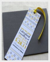 Wedding Bookmark Template