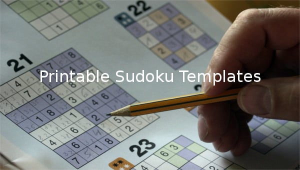 printable sudoku templates