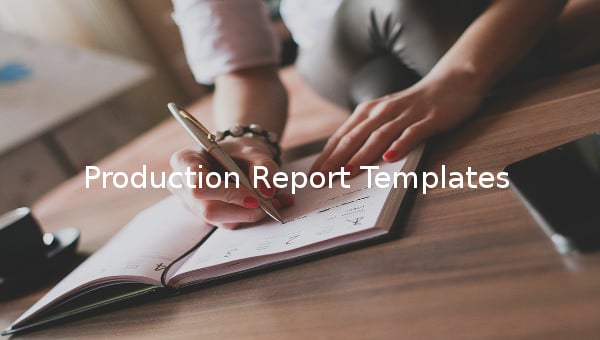 production report template