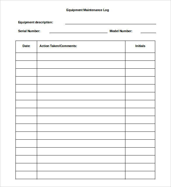 16 Log Templates Free Word Excel PDF Free Premium Templates