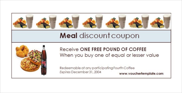 meal voucher template word free download