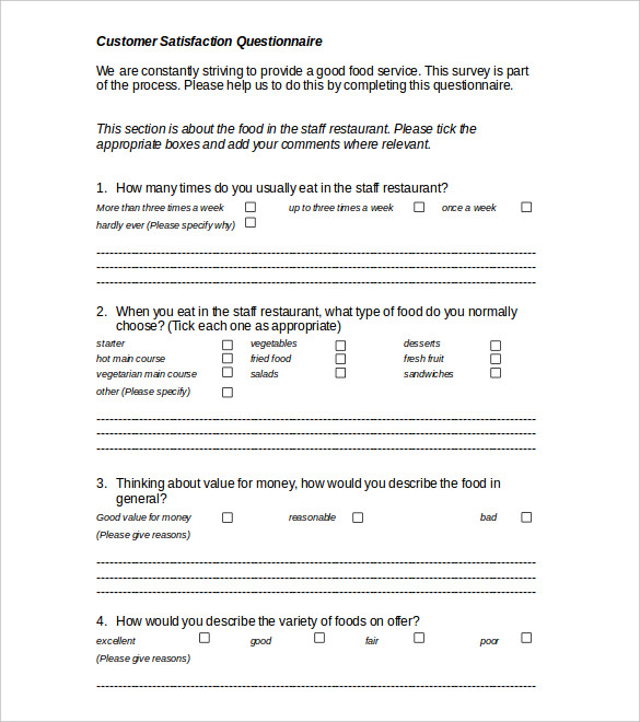 26+ Survey Templates - Word, PDF, Google Docs