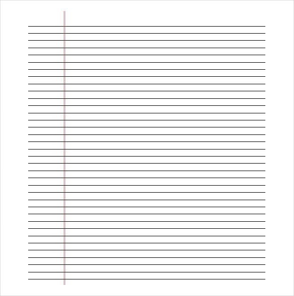 blank diary page with lines