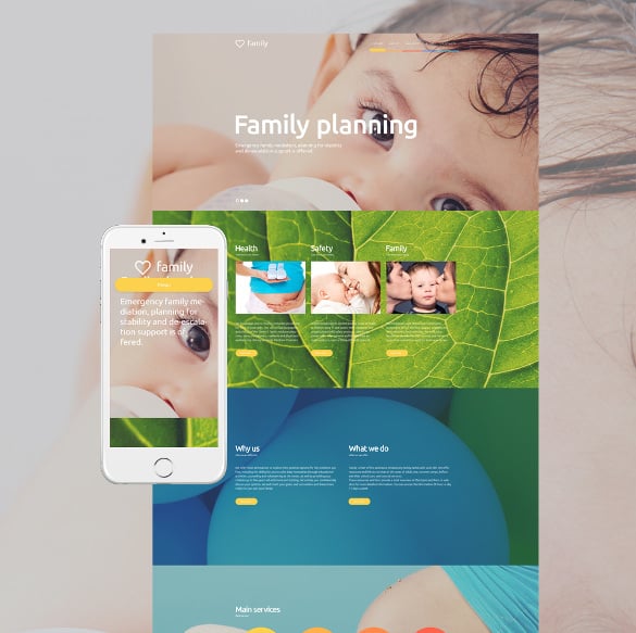 family planning wordpress theme