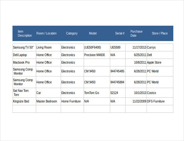 free inventory tracking template excel file download