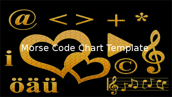 morse code chart template