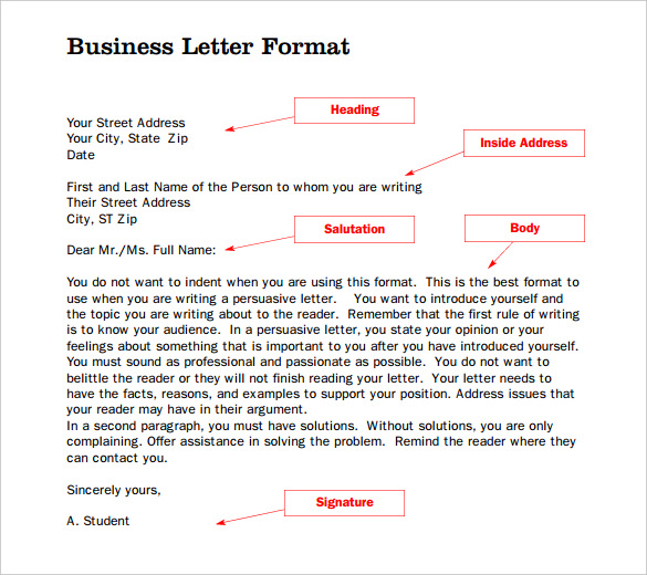 27 Formal Letter Templates Word PDF Apple Pages
