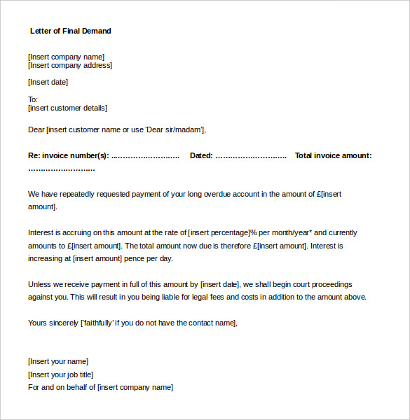 10-day-demand-letter-for-payment-collection-letter-template-collection