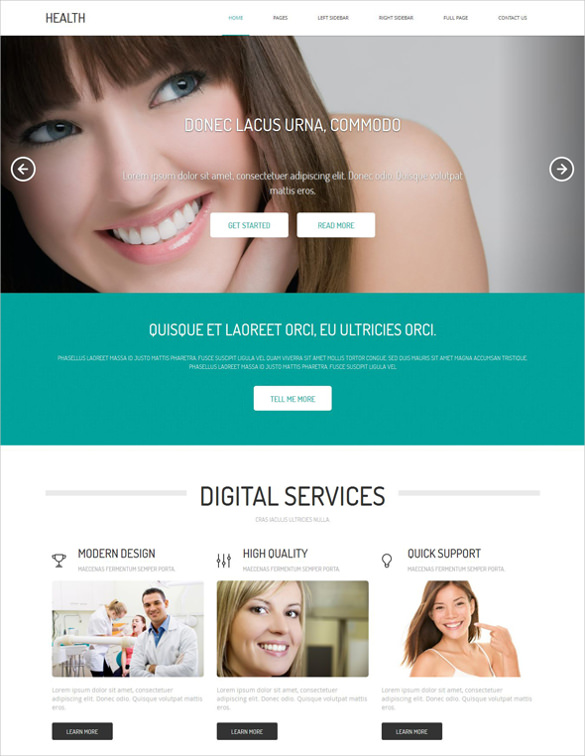 28+ Dental Website Themes &amp; Templates
