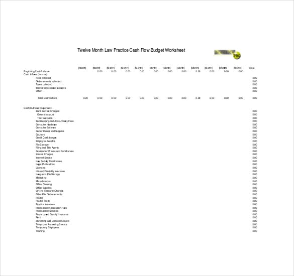 business budget tracker template pdf format
