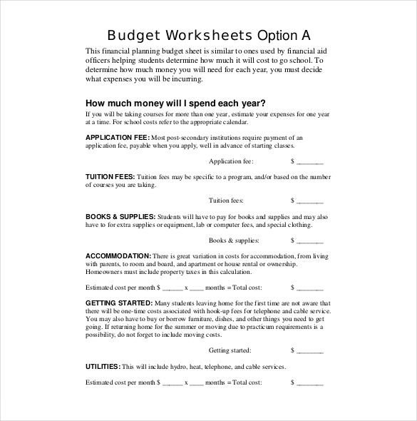 14+ Financial Budget Templates - Sample, Example Word, Google Docs ...