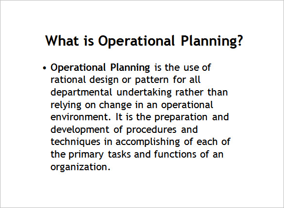 police operational plan ppt free download