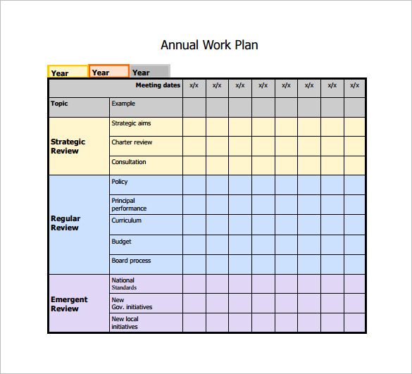 15+ Work Plan Templates Free Sample, Example, Format Download