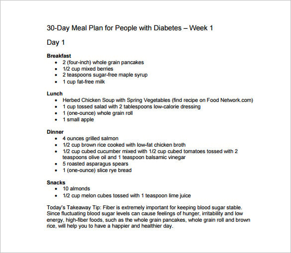 0 day meal plan for people with diabetes free pdf download