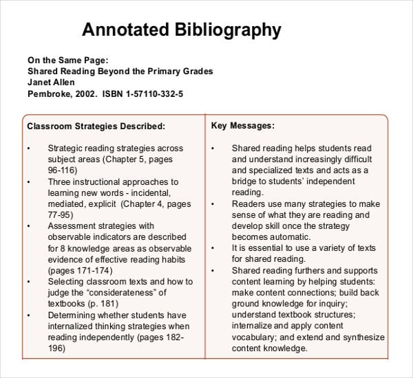 informative annotated bibliography template pdf do