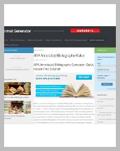 APA Annotated Bibliography Maker Free Download