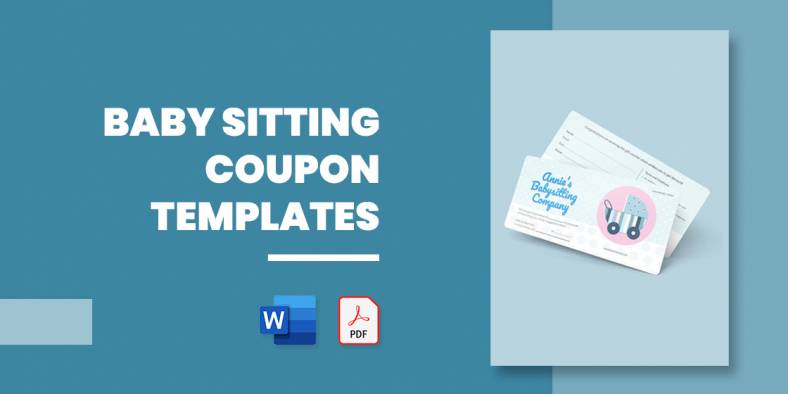 12+ Baby Sitting Coupon Templates – PSD, AI, InDesign, Word