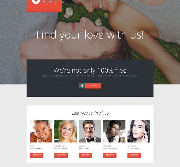 Dating Website Templates Wordpress