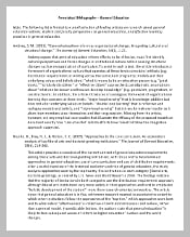 Teaching Annotated Bibliography General Awareness Template Free Download