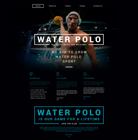 29+ Sports Website Themes & Templates