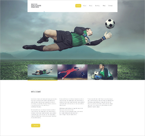 29+ Sports Website Themes & Templates
