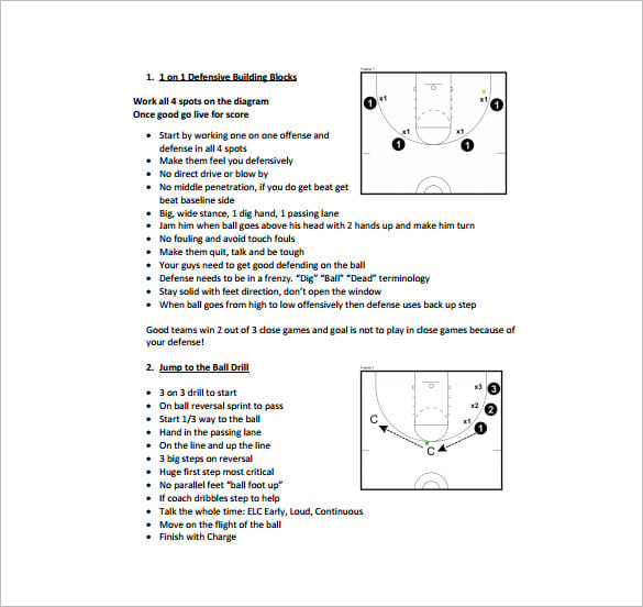 11 Basketball Practice Plan Templates Free Sample Example Format Download 