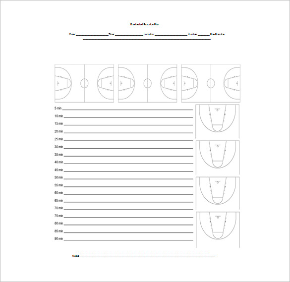 Basketball Practice Plan Template 3 Free Word, Pdf, Excel Documents
