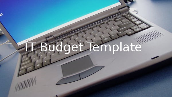 it budget template
