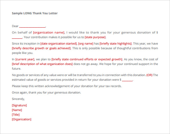 13+ Donation Letter Templates - Sample, Example Format Download! | Free ...