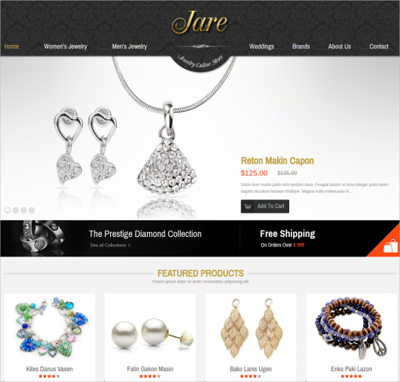 37+ Jewelry Website Themes & Templates