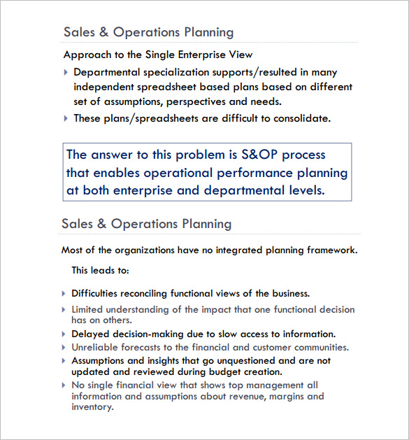 sales plan template