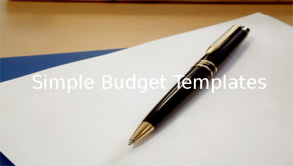 simple budget templates simple budget templates