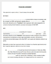 Free Franchise Agreement Template