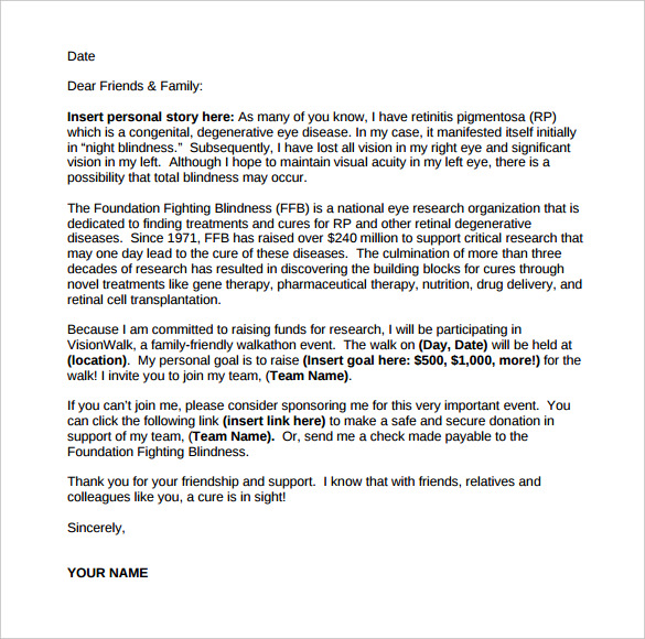 Sample Fundraising Invitation Letter The Document Template Sample Fundraising Invitation Letter The Document Template