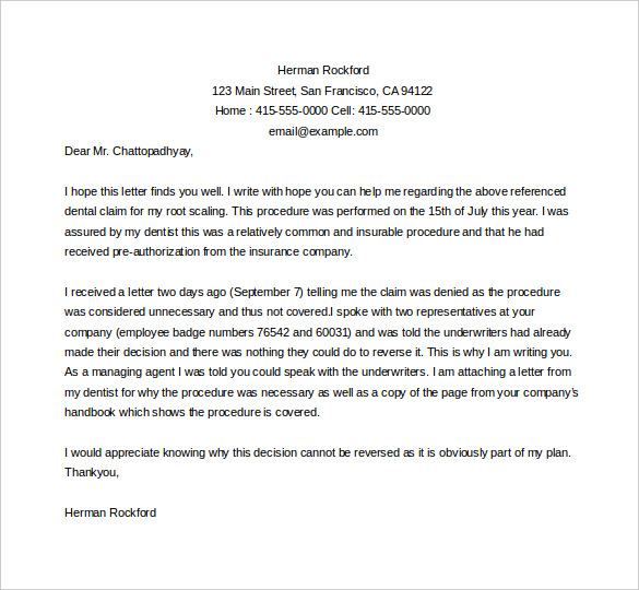17+ Appeal Letter Templates Free Sample, Example Format Download!