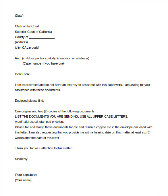 Legal Advice Letter