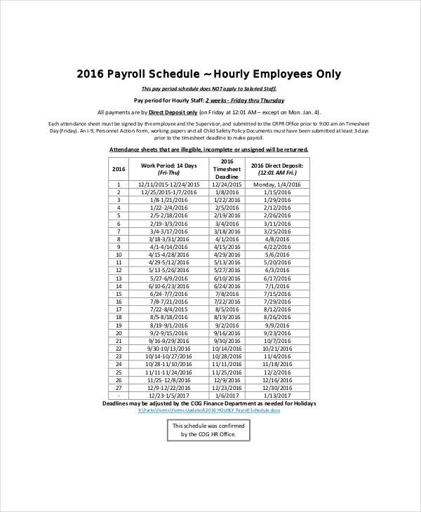 Payroll Template 8+ Free Word, PDF Documents Download