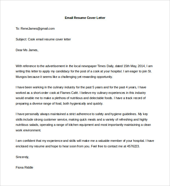 Free Cover Letter Template - 59+ Free Word, PDF Documents 