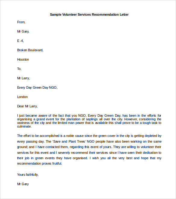 volunteer-services-recommendation-letter-template-word-doc