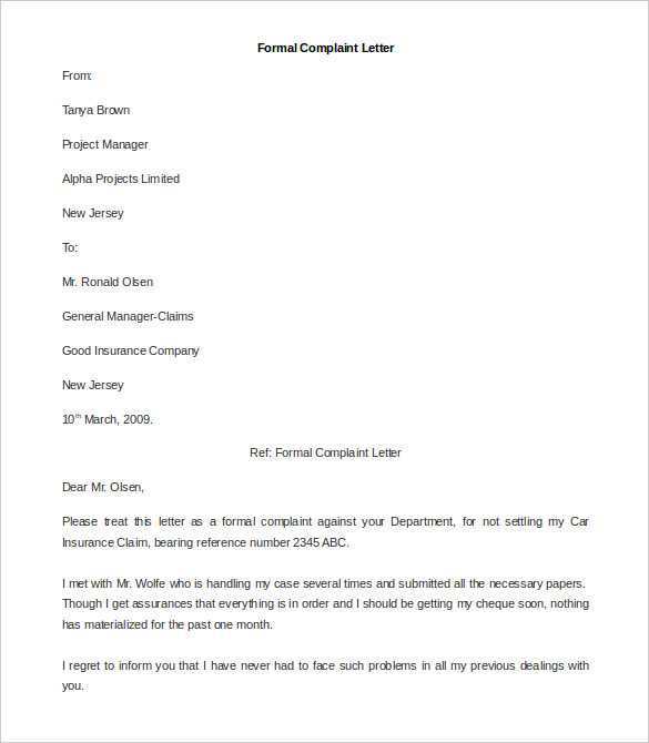download-formal-complaint-letter-template-example