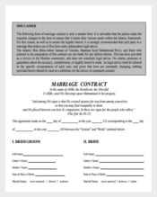 Wedding Contract Template Download