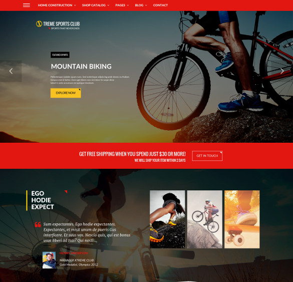 22+ Sports Club WordPress Themes & Templates