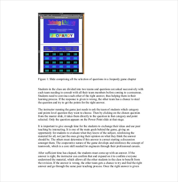 engineering through a jeopardy game